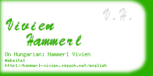 vivien hammerl business card